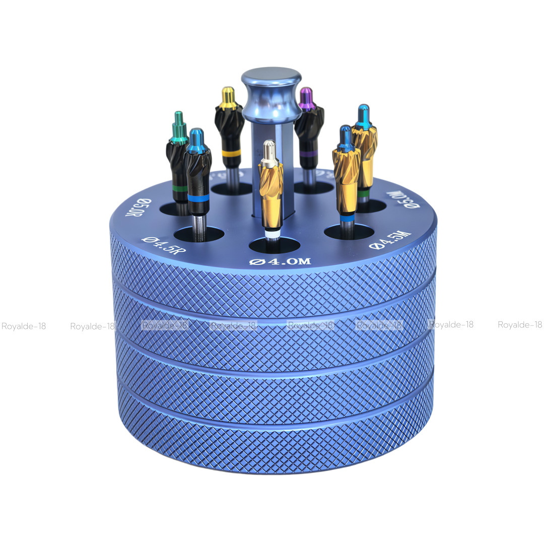 New Dental Profiler Grinding Bur Instrument Bur Peanut Drill ∅4.5 7pcs/kit