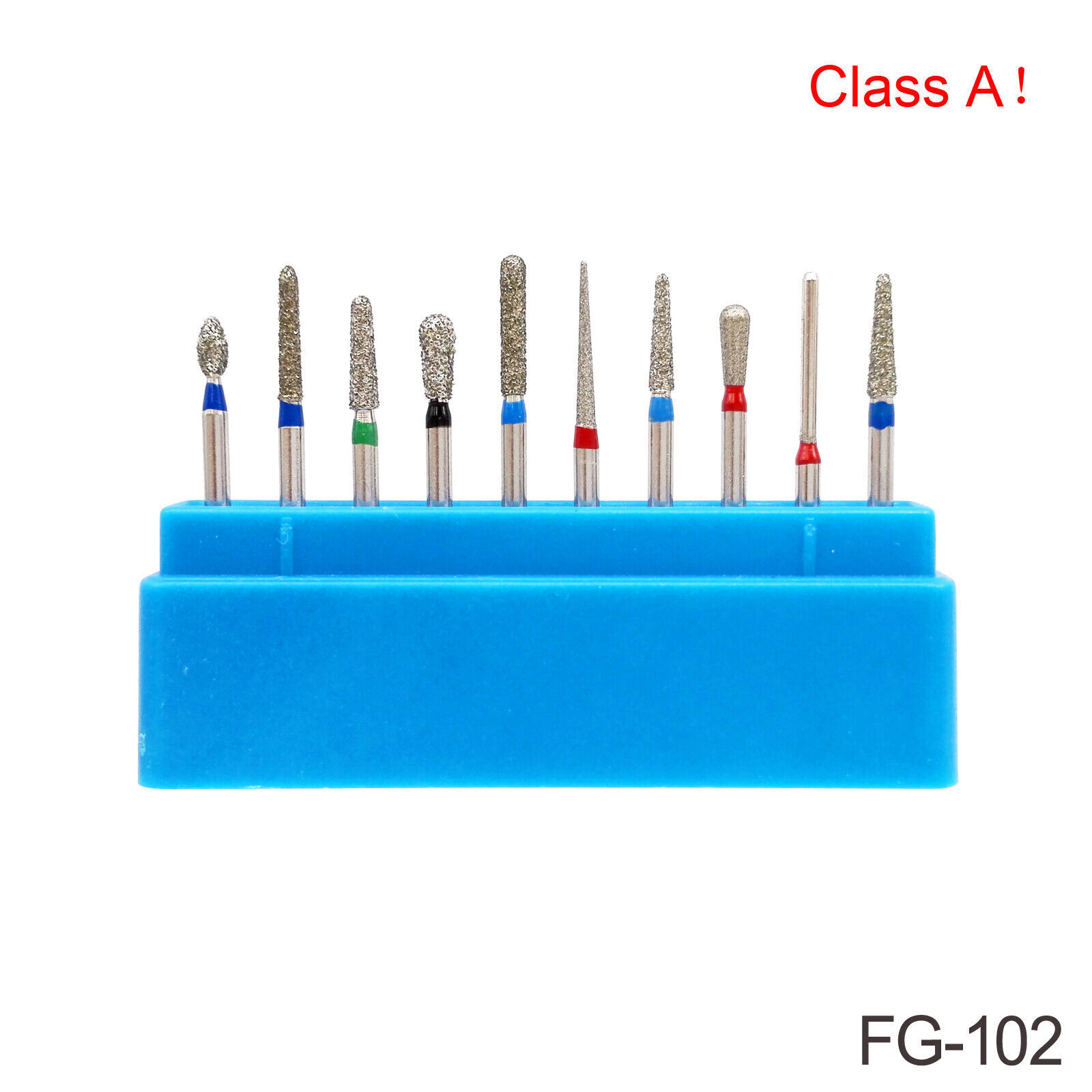 Dental Diamond Burs Drills FG Kit High Speed Handpiece 17 Types for Choice