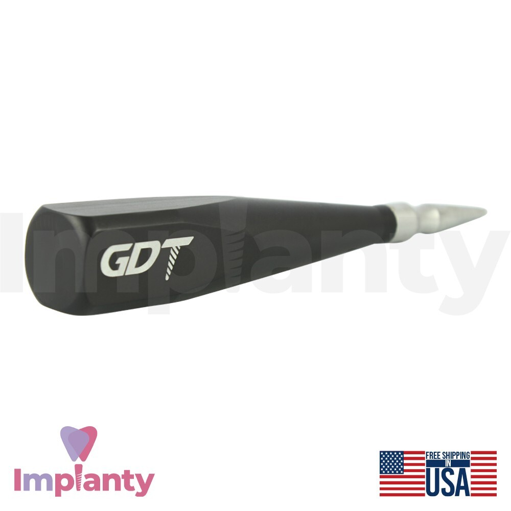 GDT Long Handle Fixture Driver Stainless Steel Int Hex System 2.42mm Reusable