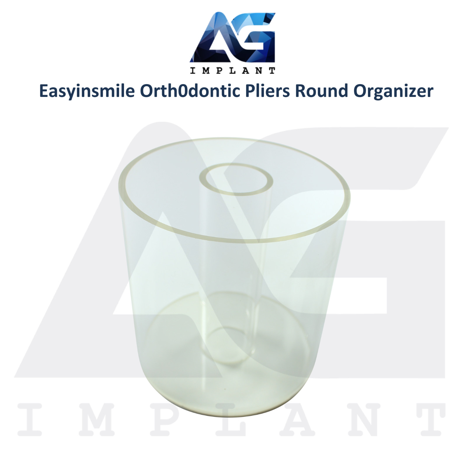 Dental Orthodontic Round Pliers Organizer Clear Acrylic Compact Storage Solution