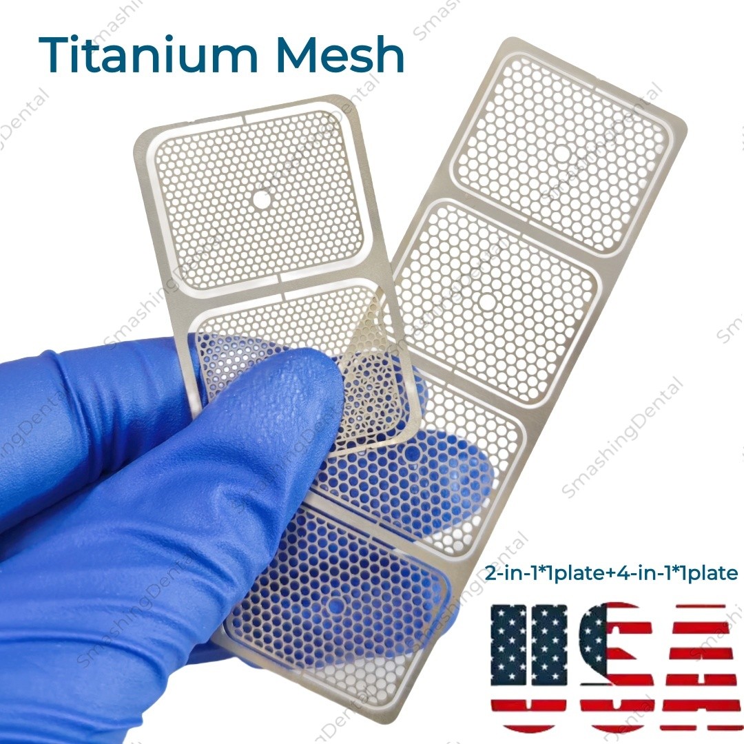 USA Dental GBR Titanium Mesh Fixation Membrane Mesh Bon Augmentation 2/4-IN-1