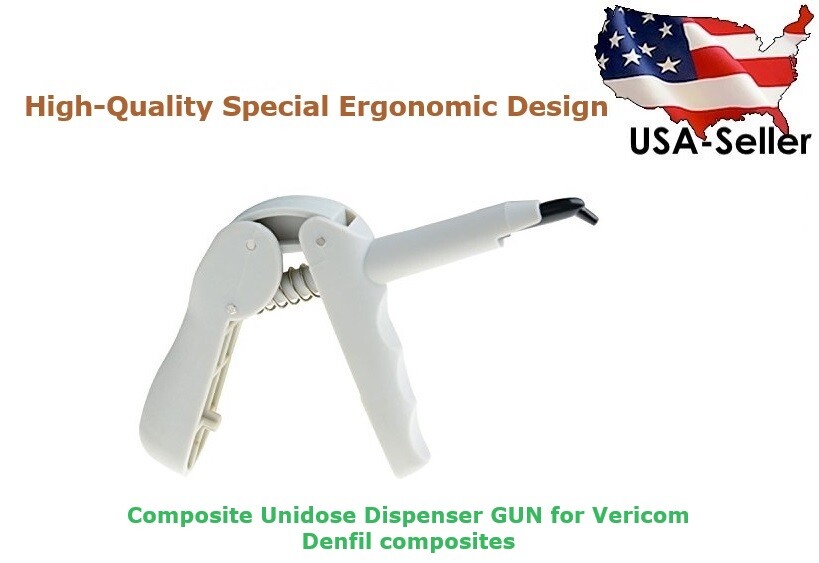 Composite Unidose Dispenser GUN for Vericom brand composites [Grey color]