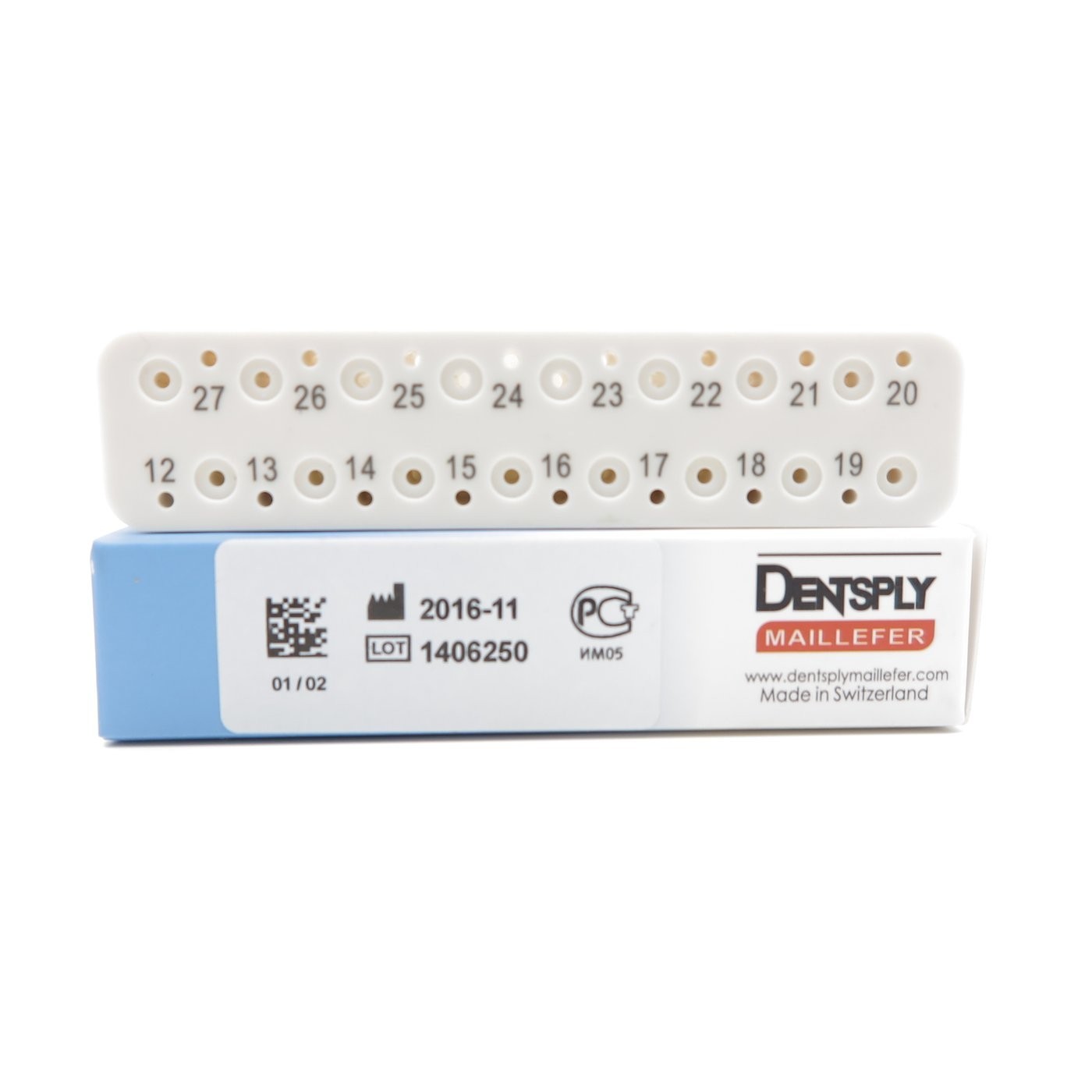 Dental MINI-ENDO-BLOC, Endo Measuring Block New By DENTSPLY II Free Ship