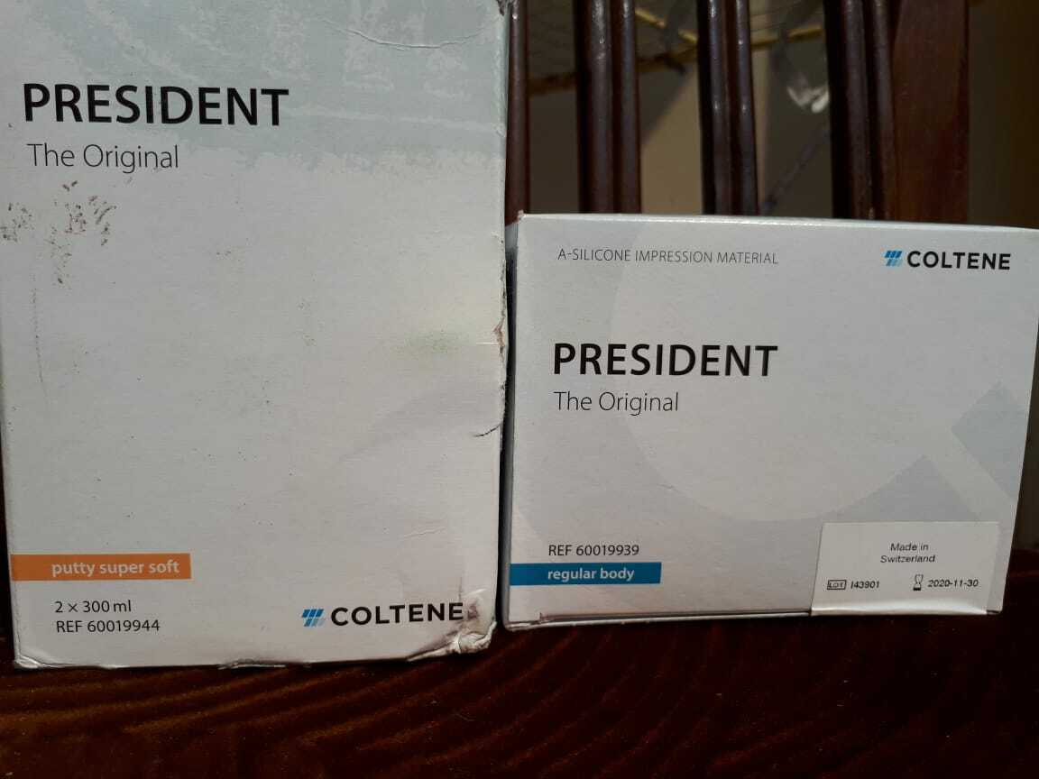Coltene Whaledent President Putty Soft Base And Catalyst Kit Ref 4843 Free Ship