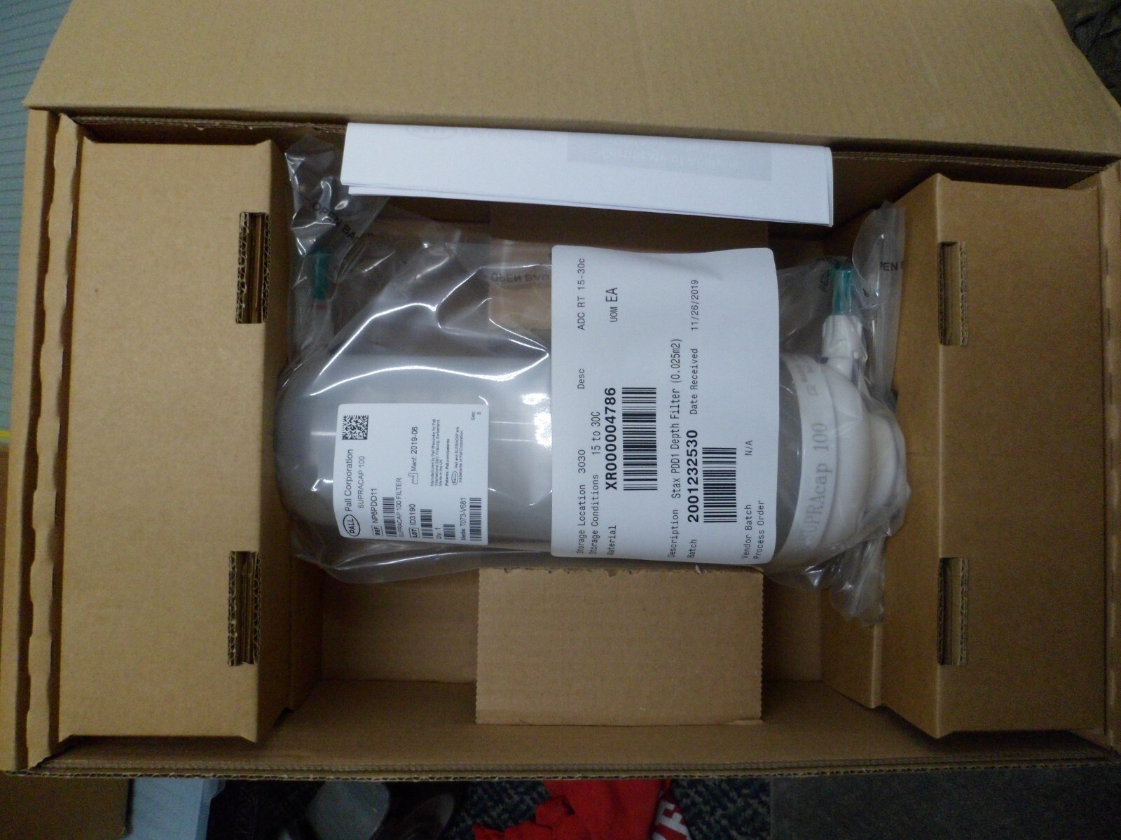 Pall Corporation Ref NP6PDD11 Supracap 100 Filter