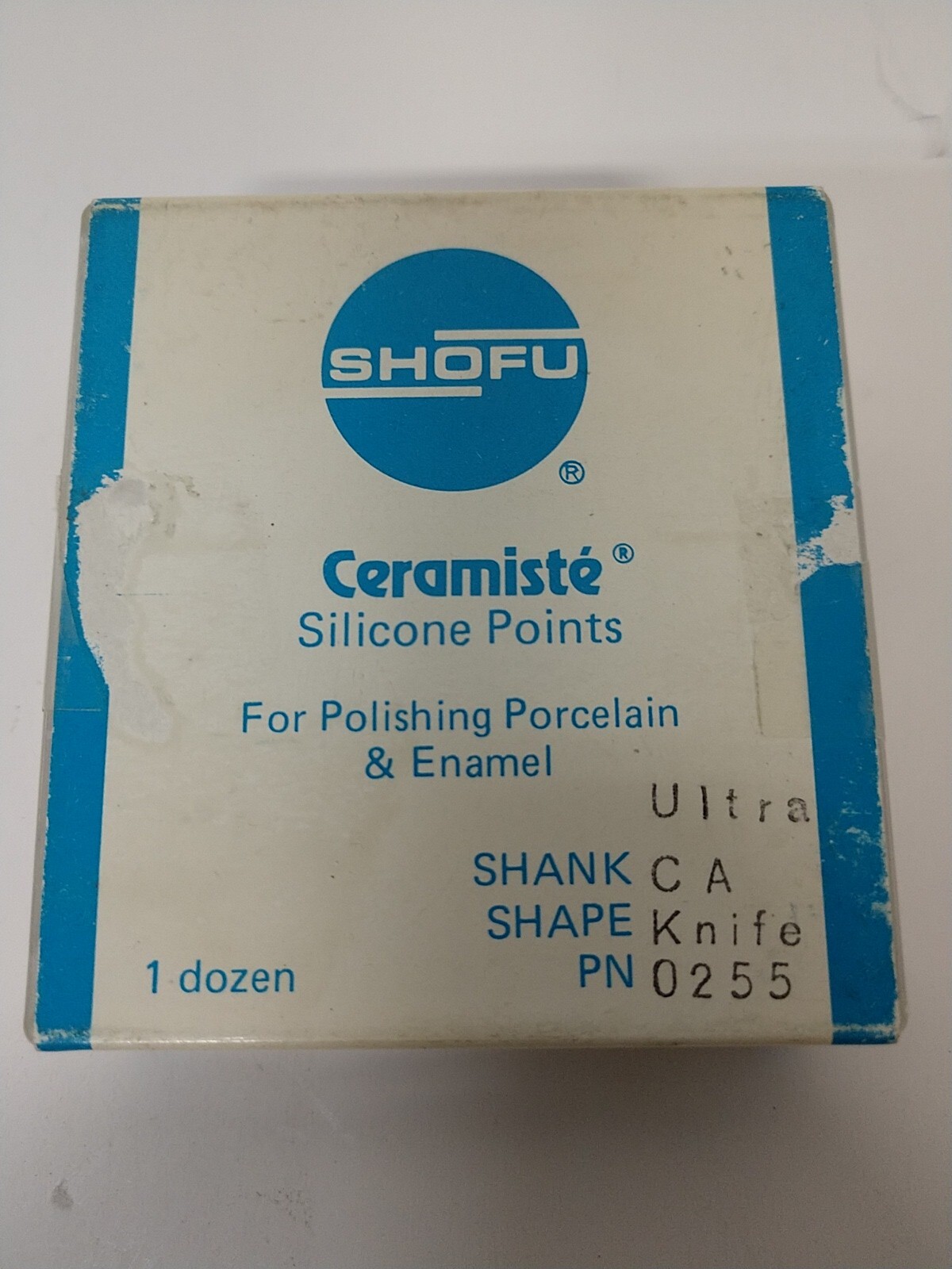 SHOFU SHANK C A Ceramiste Polisher Ultra – K nife-12pk – #0255