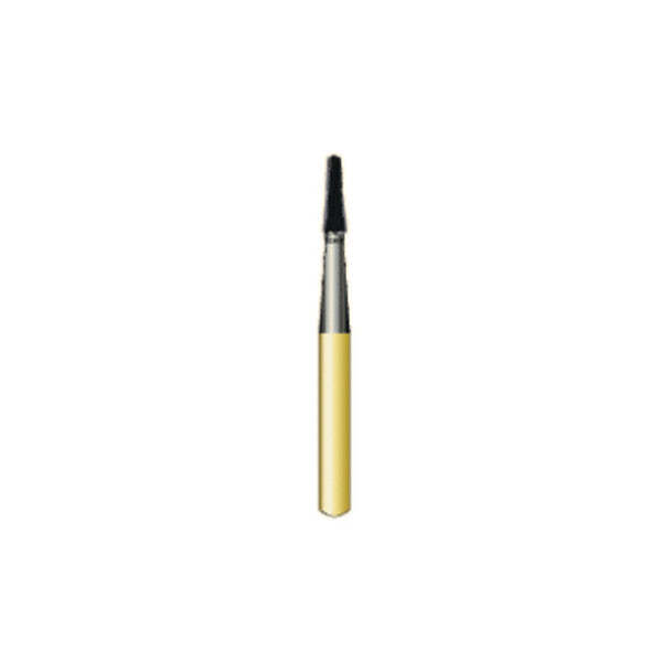 G/701 (2071) Metal Cutting Gold Carbide Burs Flat End Taper Shaped