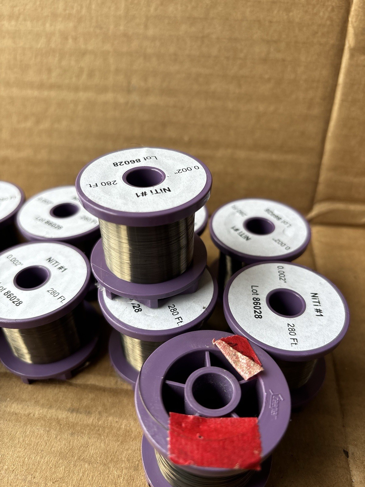 NITI #1 0.002″ 280 Lot 86028 Wire / Used – One Unit #1!!
