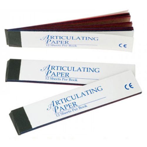 House Brand Articulating Papers Straight, Blue/Red, 12 books