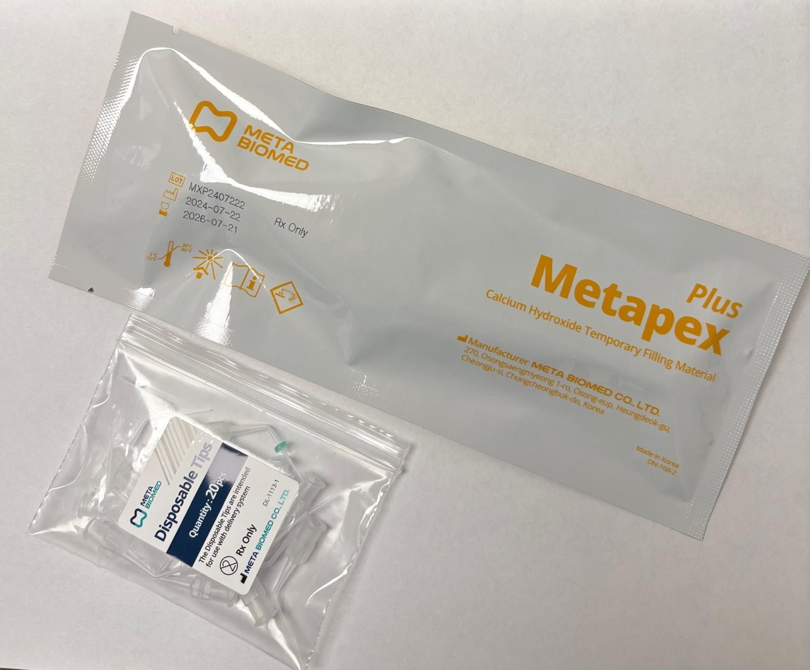 Metapex Plus Temporary Filling Material Syringes 1/Pk 2.2gm-MetaBiomed