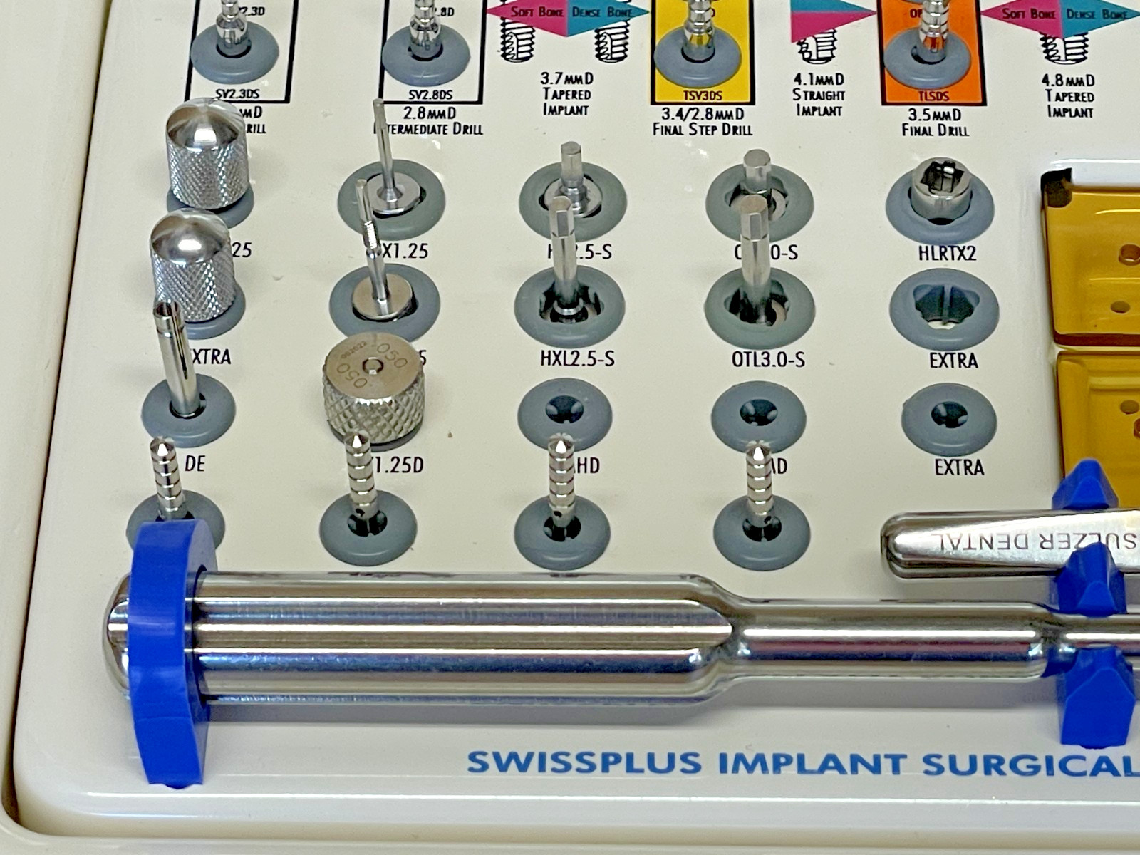 Sulzer Medica Swissplus Surgical Kit, Excellent, Pictured Items Only