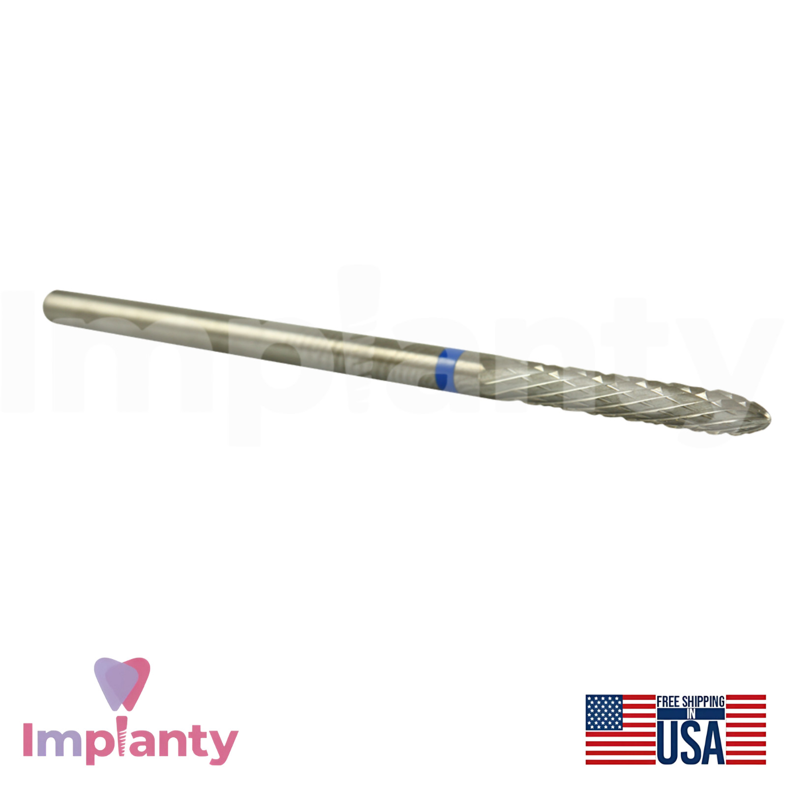 Cross Cut Standard Grit Carbide Dental Bur Ø2.3mm x 16mm 5000355 Dentistry Tool