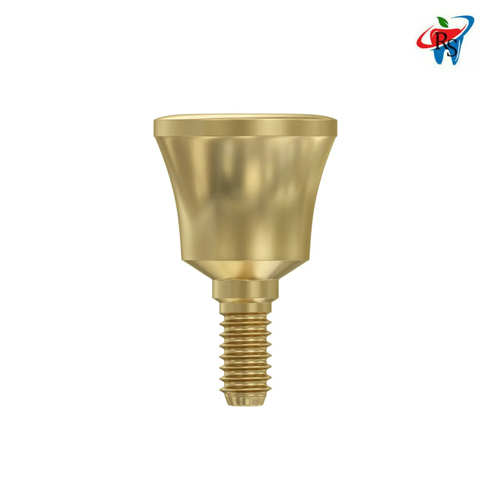 10x Dental Prosthetic Extra Wide Concave Healing Cap Ø6.3 Int Hex 2.42 Titanium