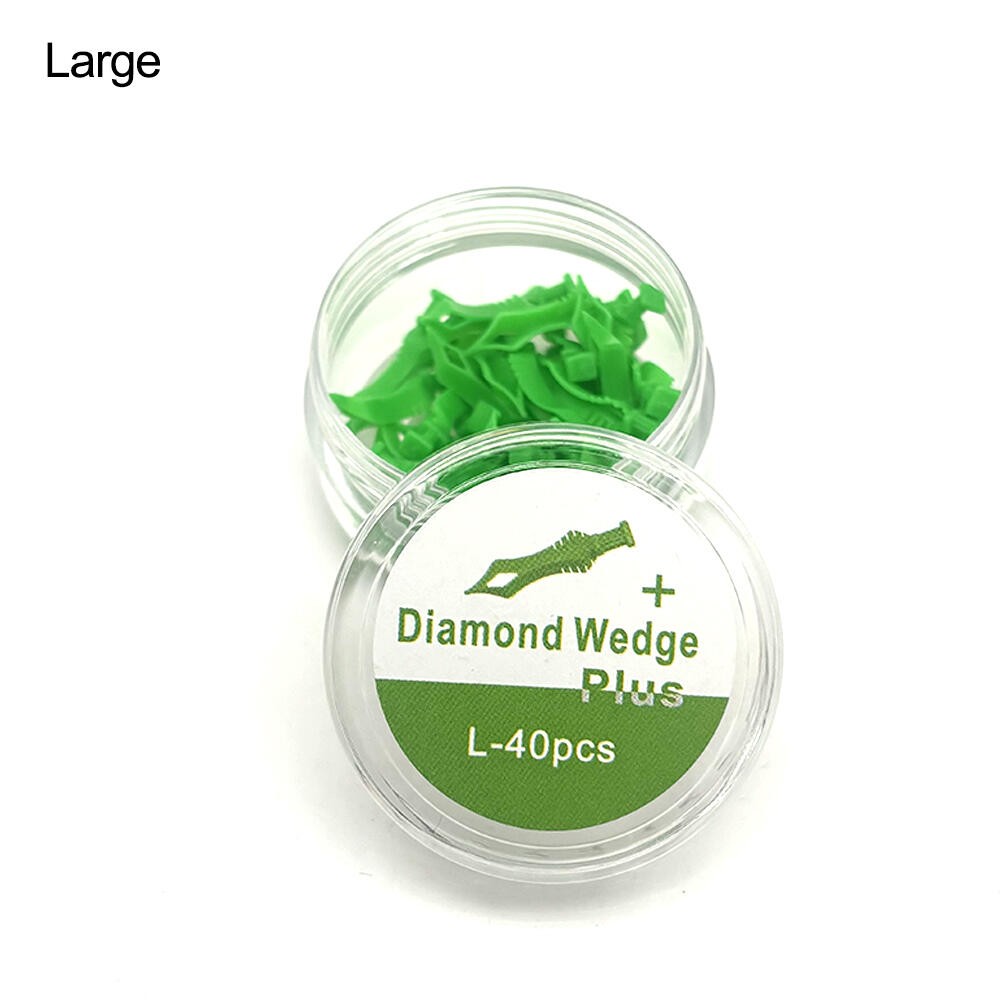 Dental Diamond Wedges Sectional Matrix System Plastic Daptive Interdental Teeth