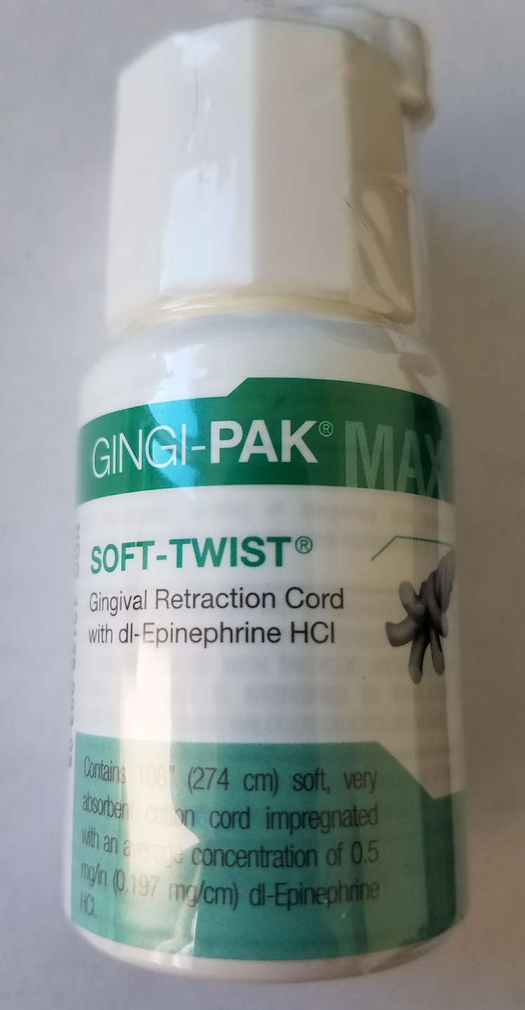Gingi-Pak Max Soft Twist Dental Gingival Retraction Cord Packing Size 3