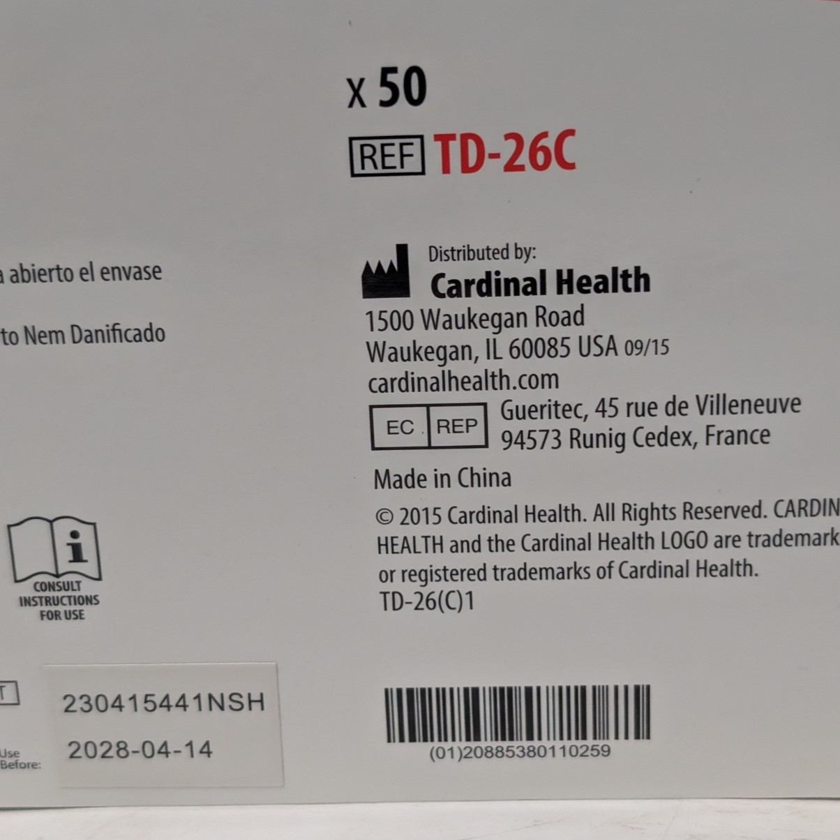 Lot of 50 Cardinal Health TD-26C Transparent Dressings 4″ x 4.75″ 50 Count Each