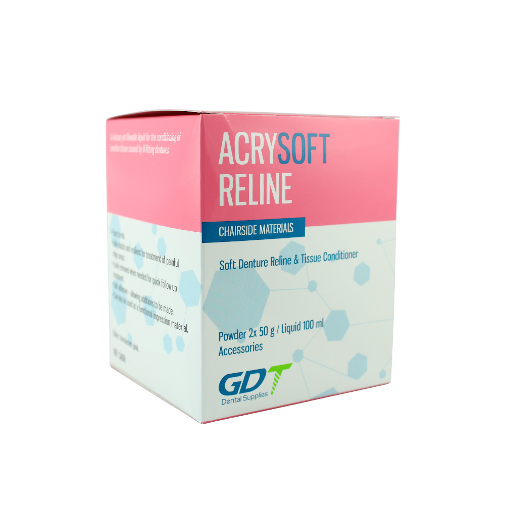 Dental Hard Liner Resin Self Cure AcryHard Denture Liner Permanent Material