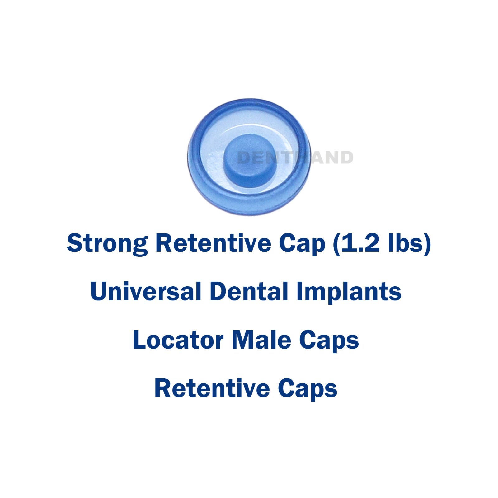 US 5pcs/set Dental Overdenture Metal Male Caps Style Housing Retention Locater