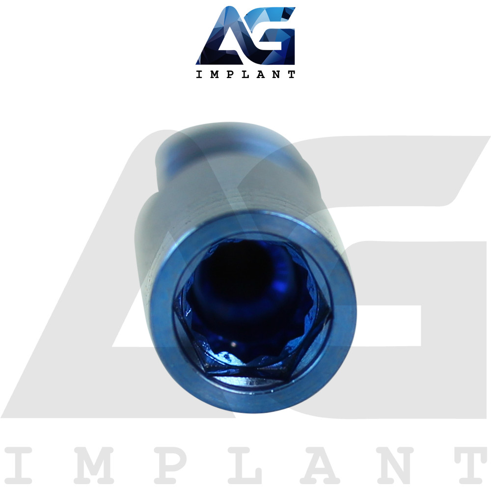 5x Titanium Dental Fixture Analog Ø4.1mm Compatible With 3i Biomet Certain®