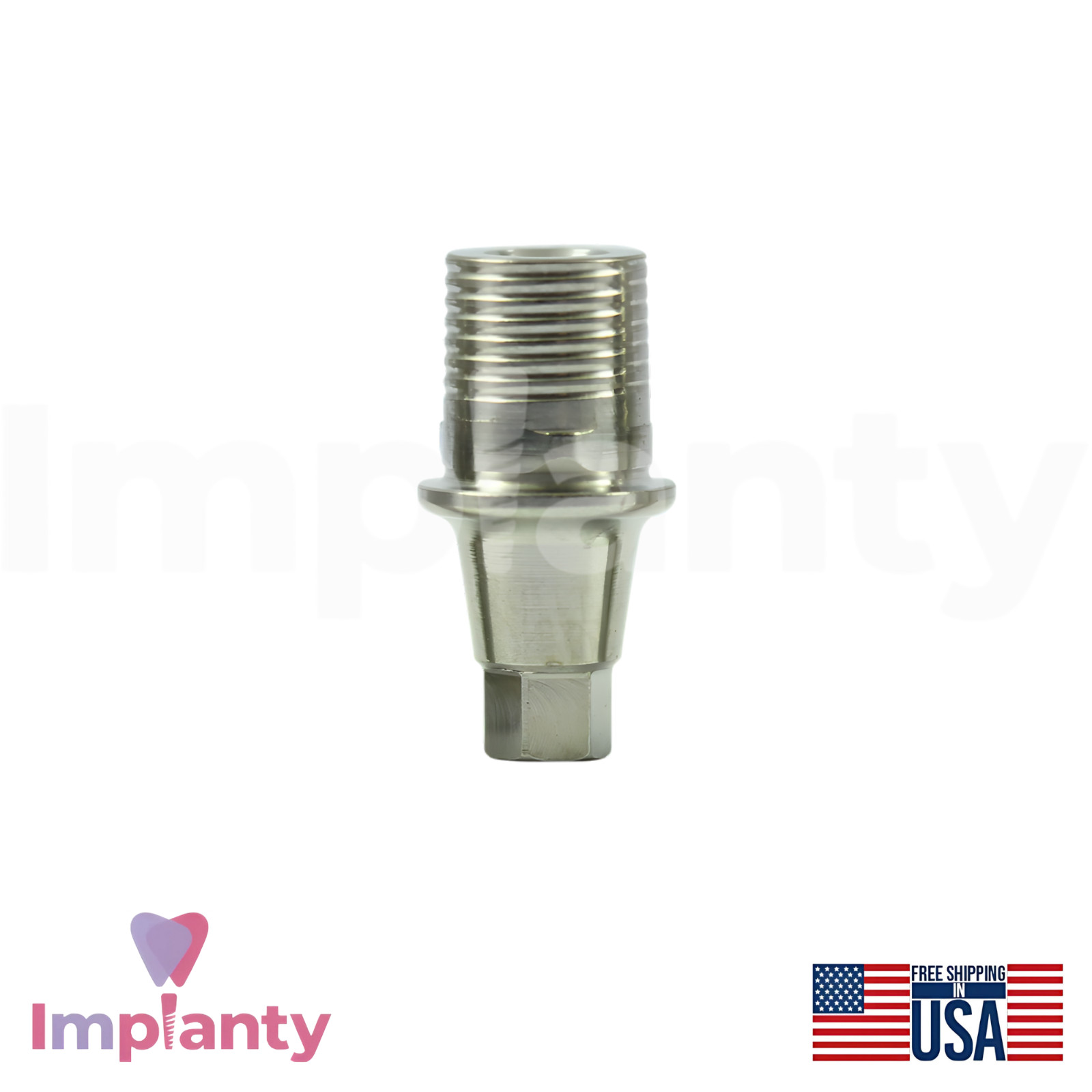 10x Neodent GM Compatible Titanium Base Ø4.5mm Prosthetic Grand Morse Connection