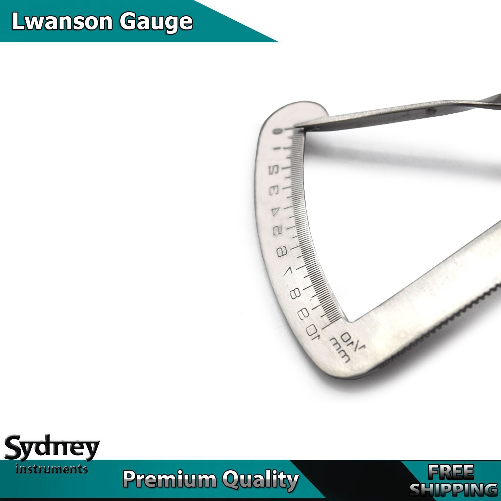Dental Orthodontics Measuring Iwanson Gauge Crown Spring Caliper Instruments