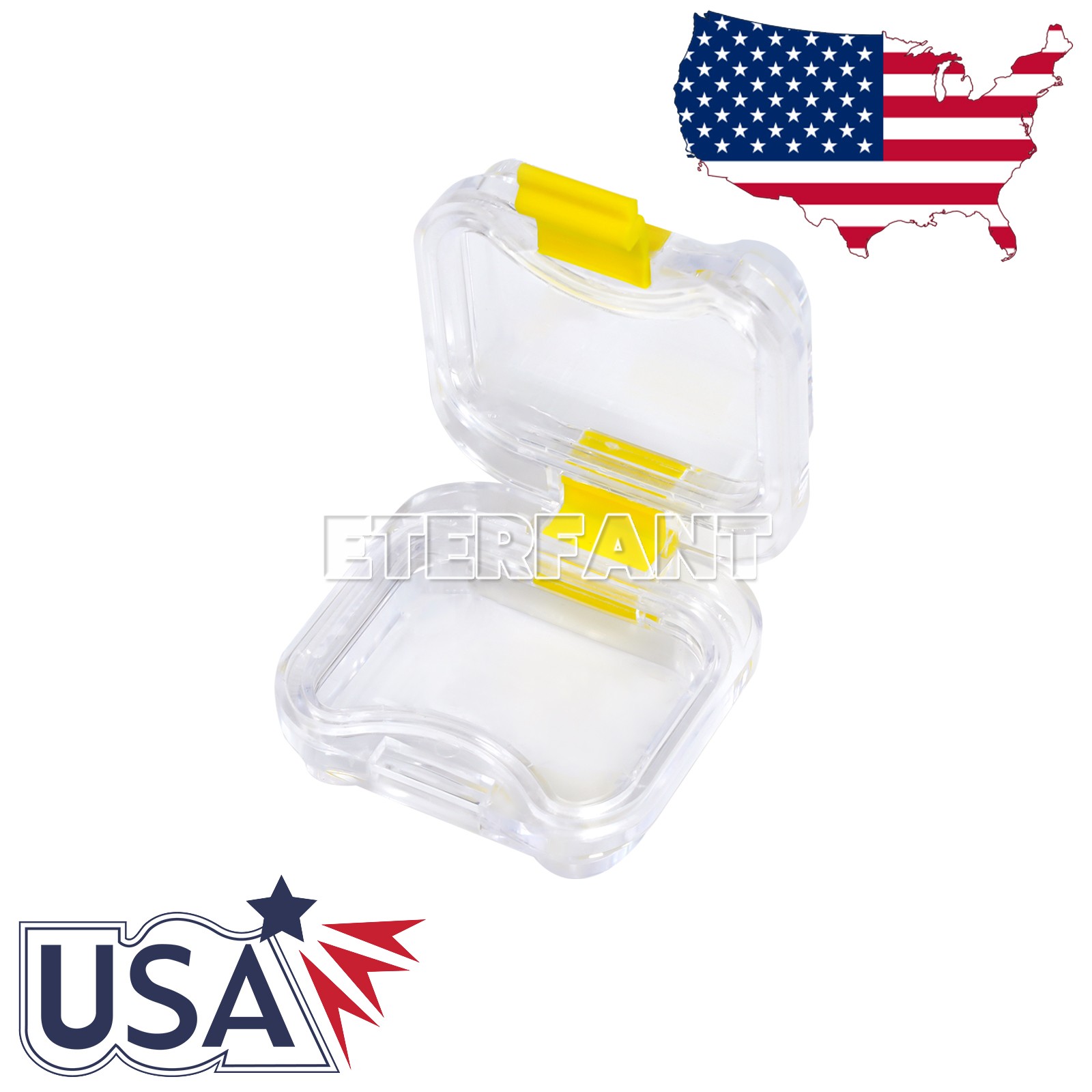 ETERFANT 100/500pcs Dental Crown and Bridge Pillow Box with Storage Display Box