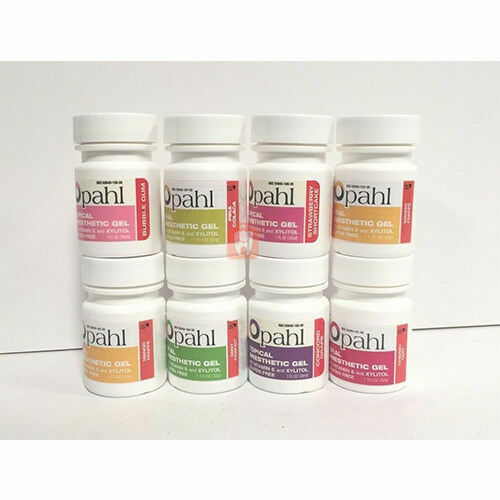 8x OPAHL Oral Anesthetic Gel Assorted Flavors Dental Medical