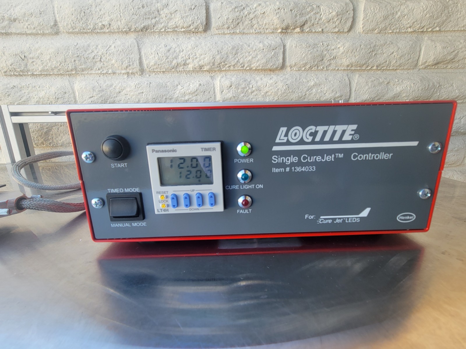 Loctite 2183340 CureJet 405 LED & 1364033 Controller Manual/Timer 85-264VAC 2.7A