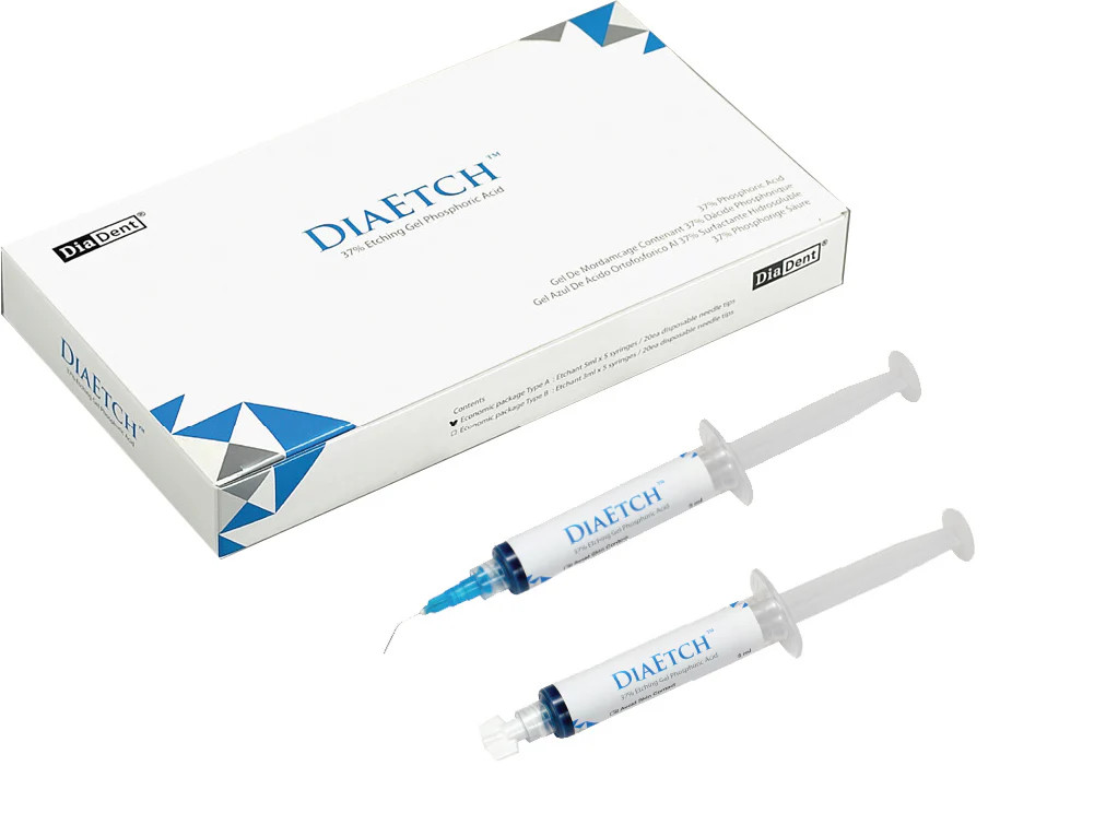 DiaEtch 37% Etching Gel for enamel & dentin (15-sec.) 2 syringes x 3 ml + 10 tip