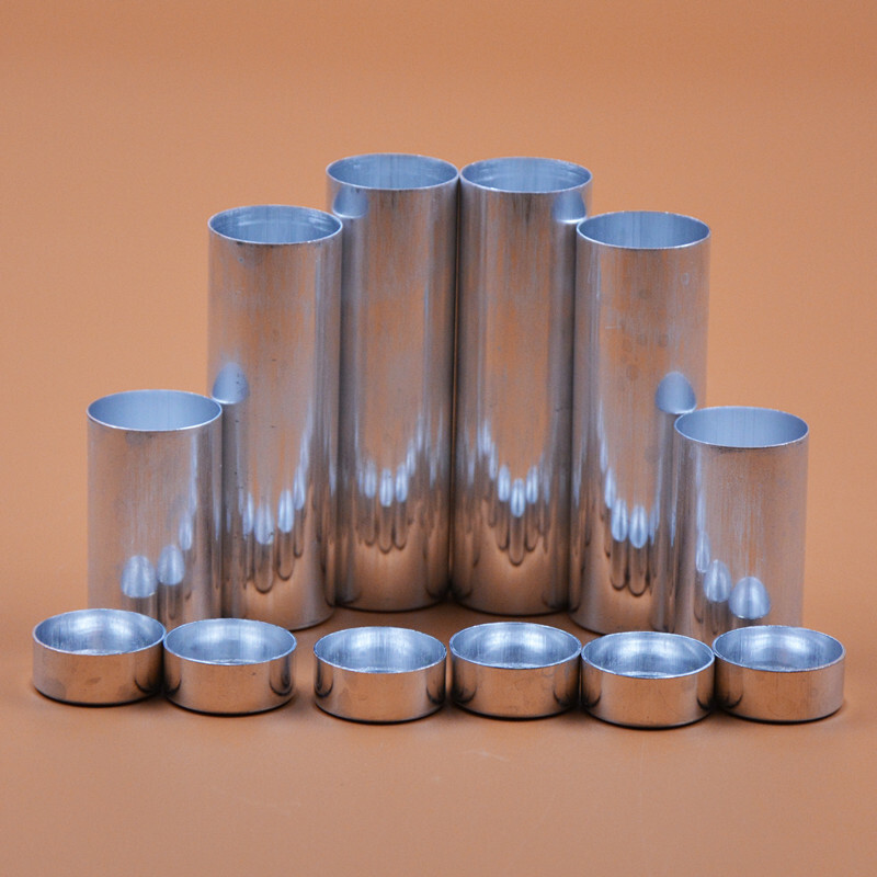 100Pcs Dental Material Empty Aluminum Cartridges for Denture Making – 22*45mm