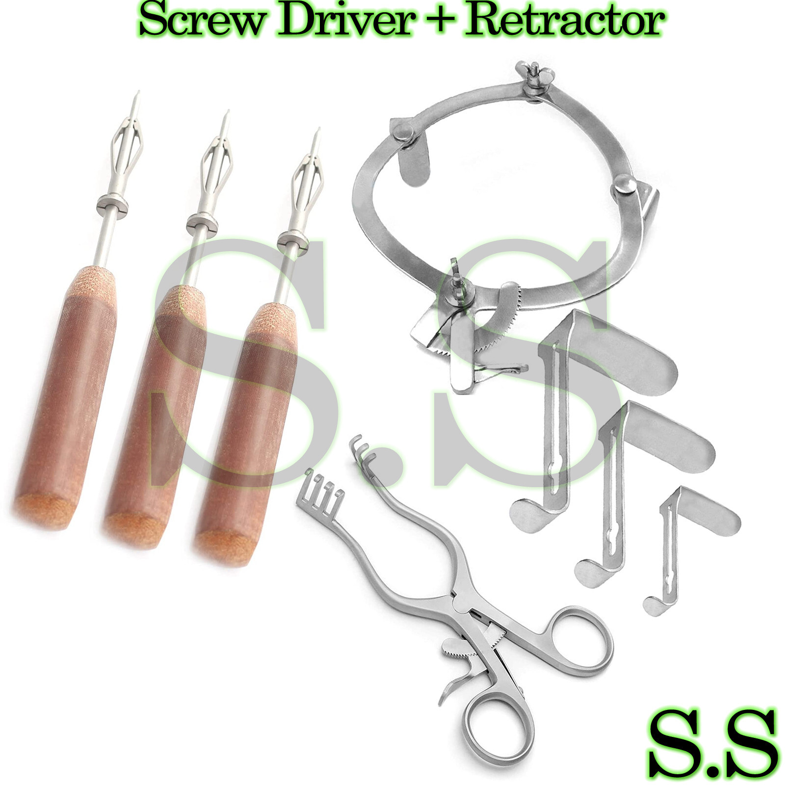 Bone Screw Driver O’Sullivan Retractor orthopedics surgical Instruments