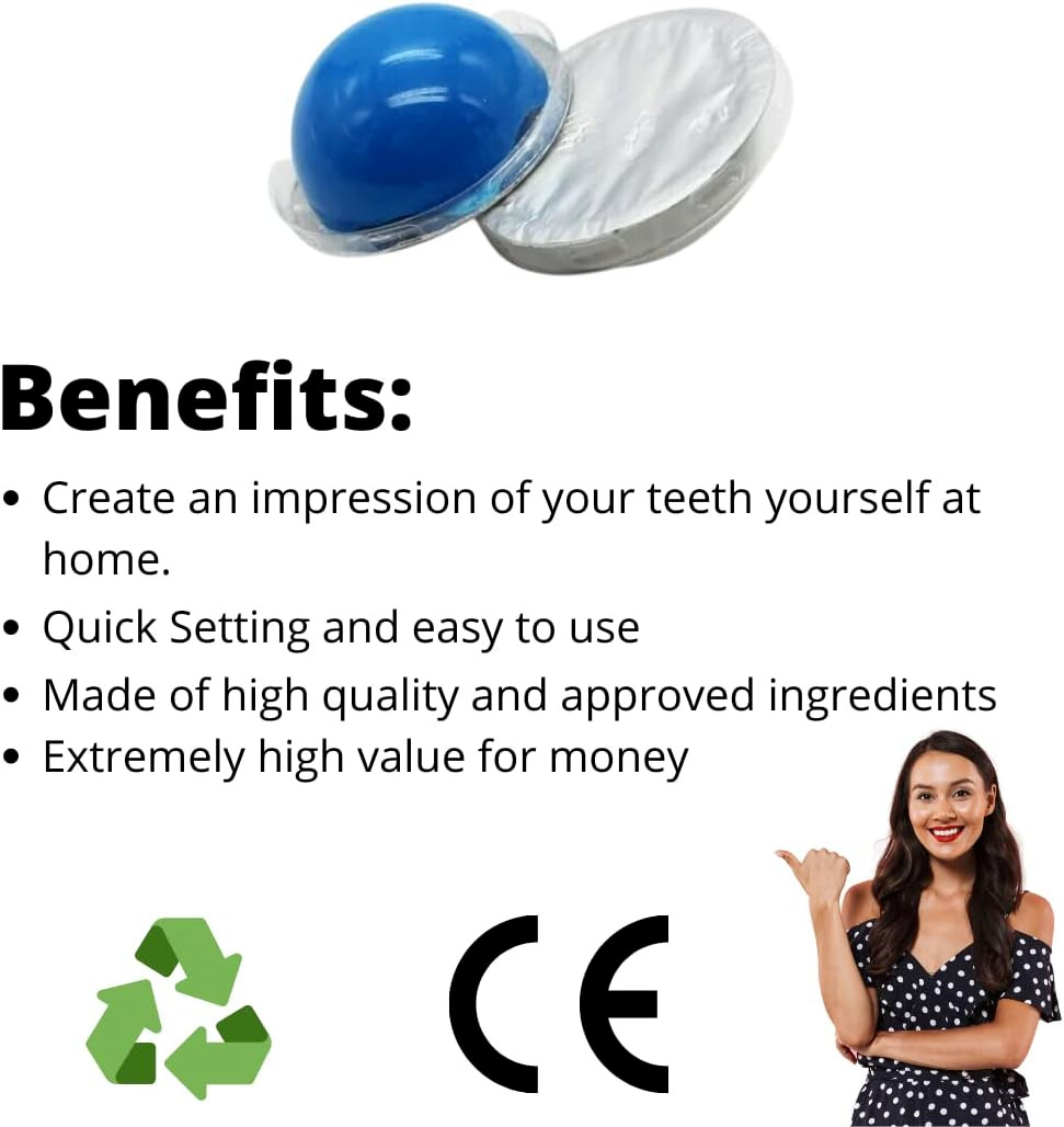 12x 25g Dental Hydrophilic Firmer Impression Putty Fast Set Silicon Material USA