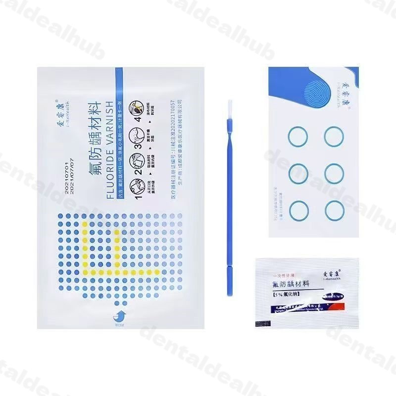 I-ReHealth Fluoride Varnish 10g 5% Sodium Fluoride Anti-Caries Single