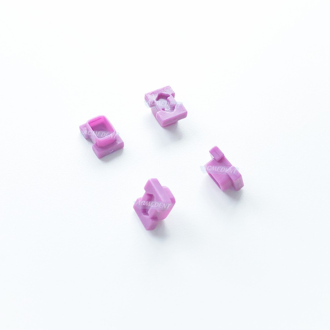 20Pcs Dental ITI Snap Caps Closed Tray RC Impression Coping Fit Straumann Purple