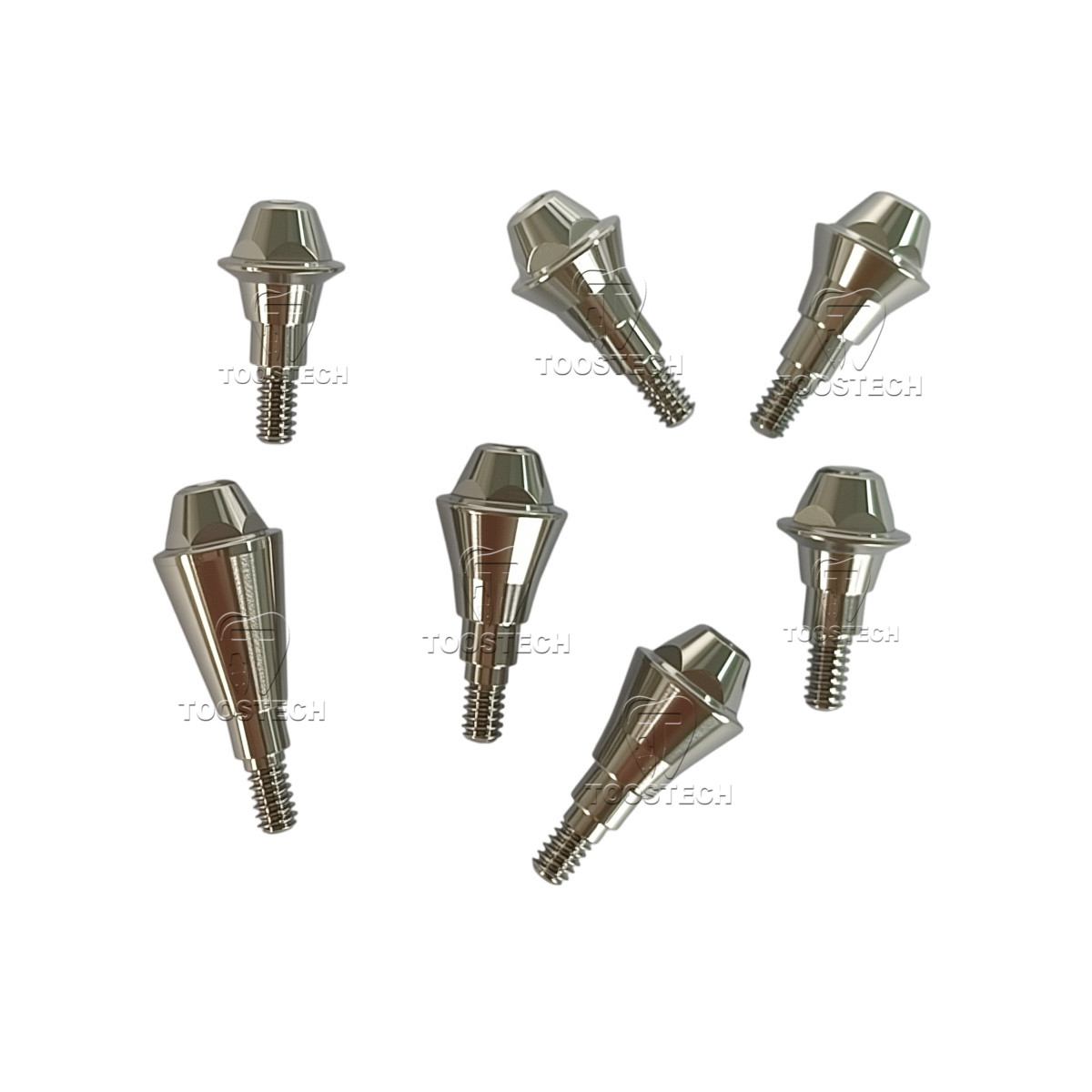 10pcs Multi unit straight abutment Straight MU abutment fits to ICX D4.8 GH1-4mm