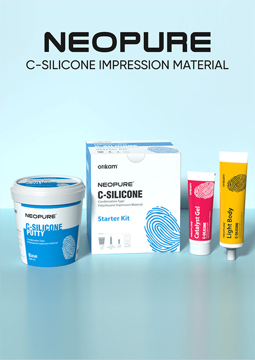 Orikam Neopure C-Silicone Rubber Based Impression Material Starter Kit Zeta Plus