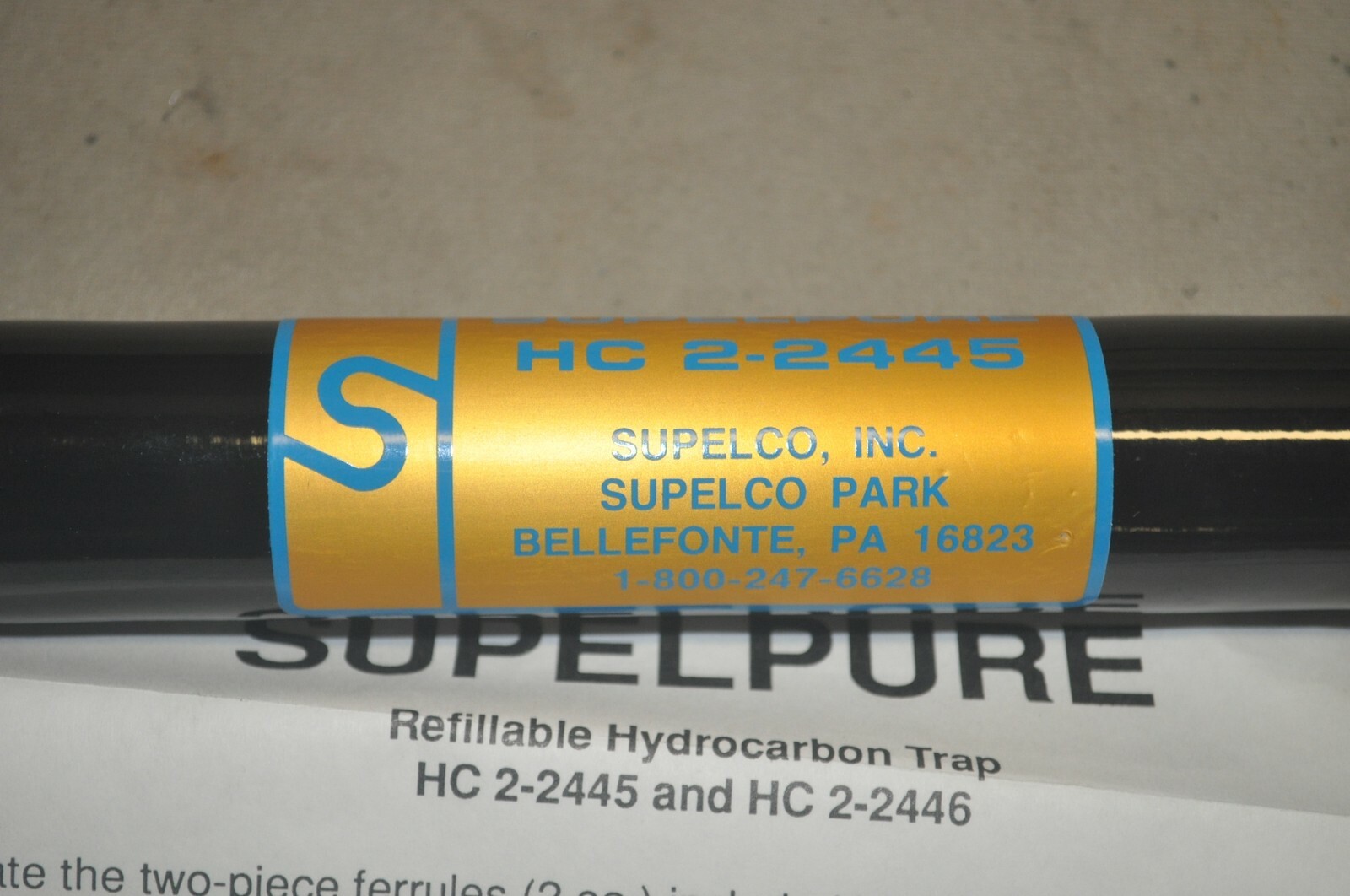 Supelco HC 2-2445 Supelpure HC ⅛” Contains charcoal FREE SHIPPING