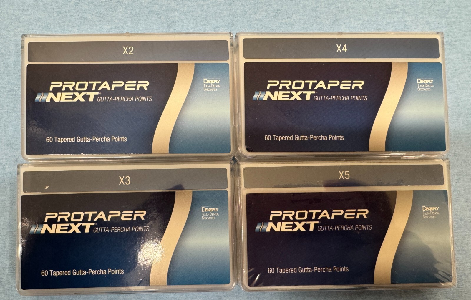 Protaper Next Gutta Percha Points Dentsply Tulsa Dental X2, X3, X4, X5