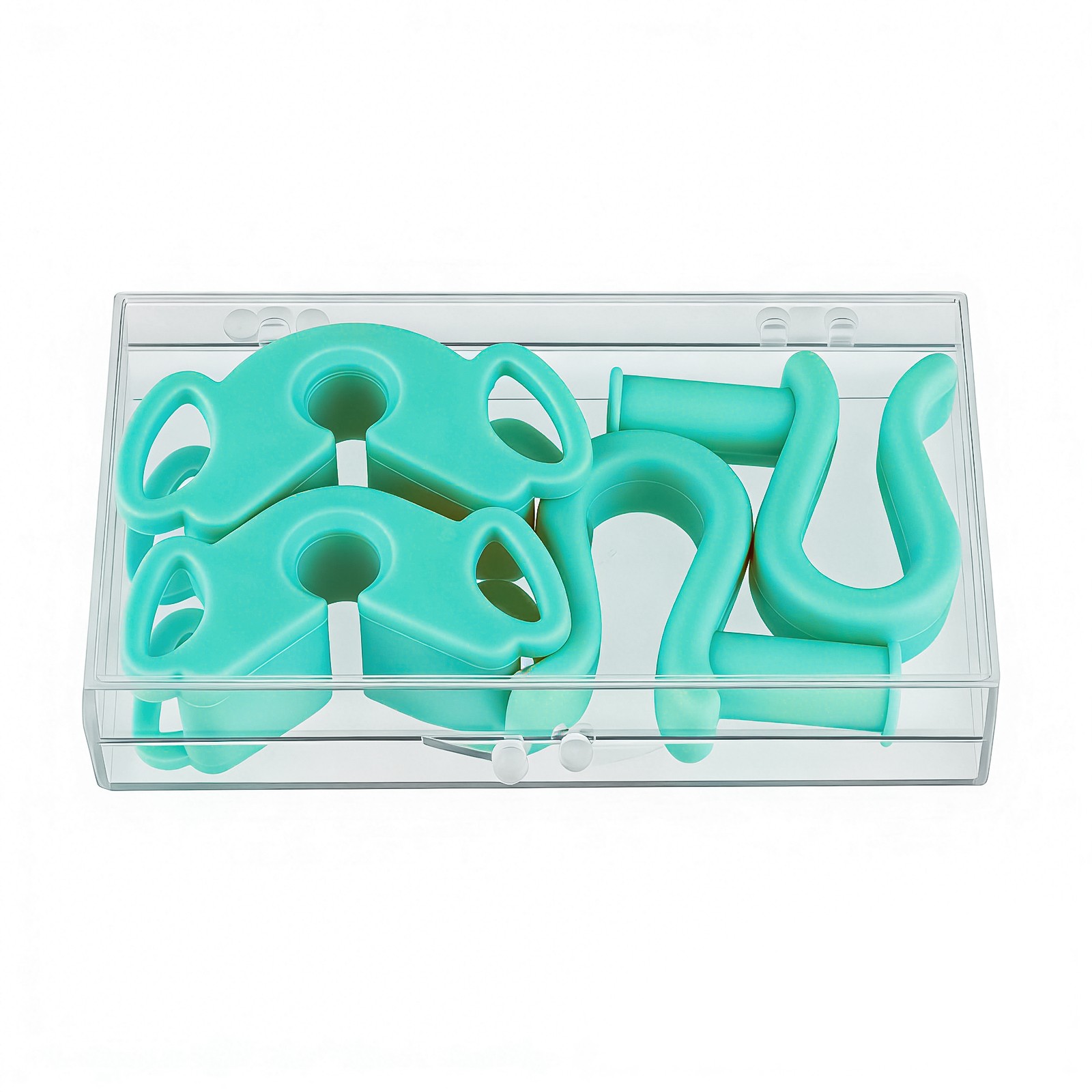 2Pcs/set Autoclave Dental Silicone Bite Blocks Orthodontics Cheek Retractor