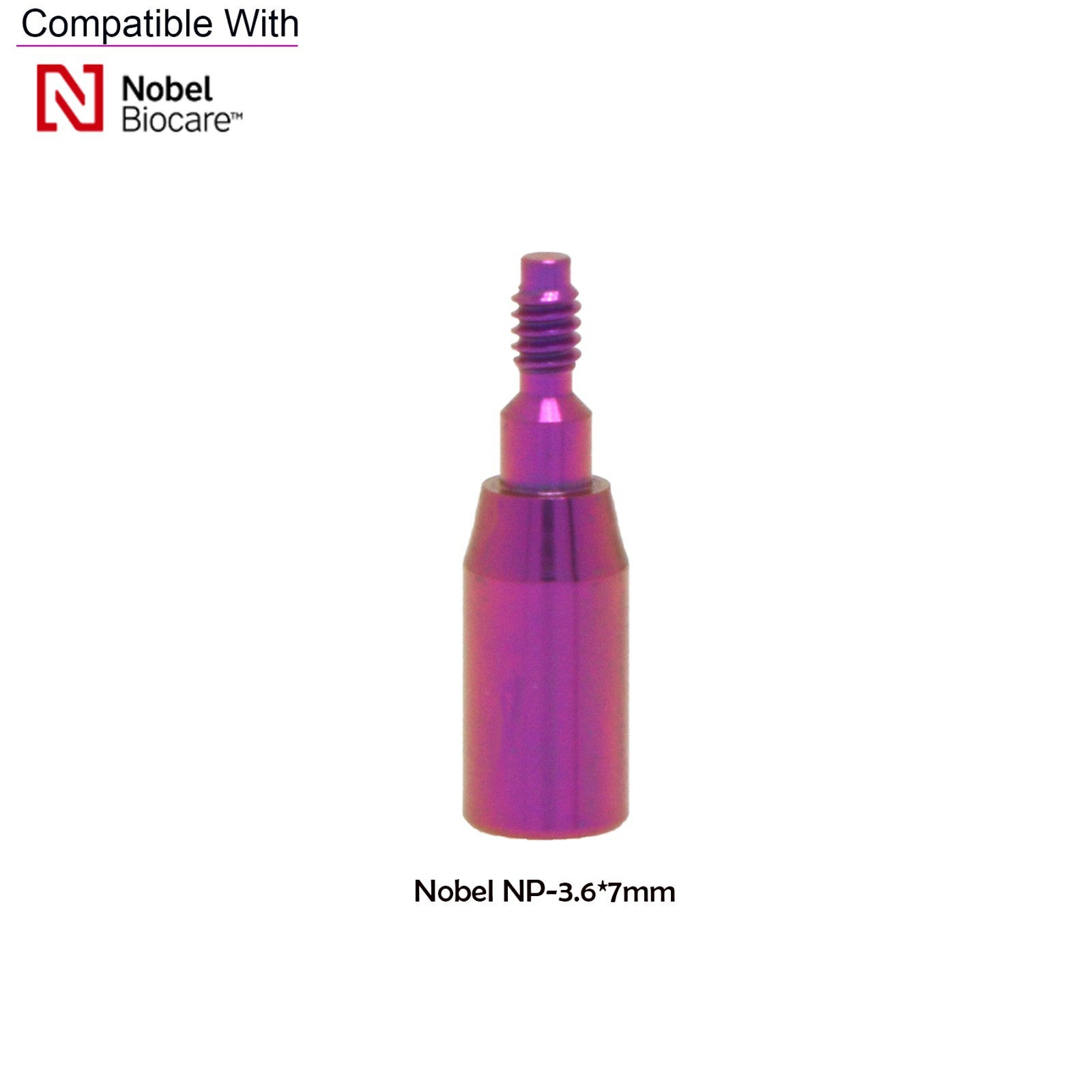 Dental Healing Abutments/Transfer Coping Open/Closed NP/RP Tray For Nobel Active