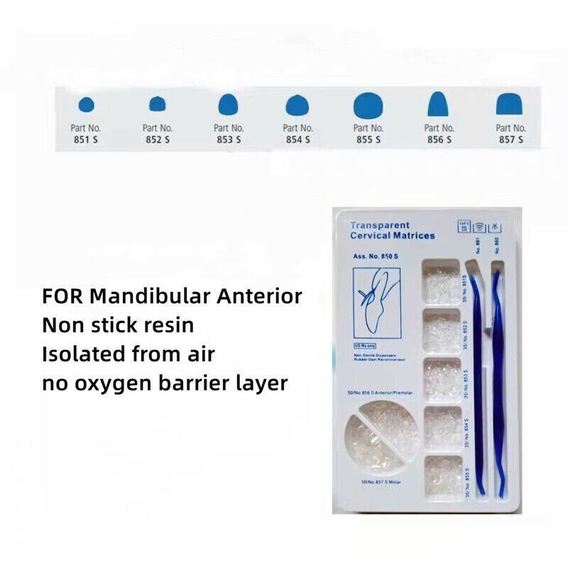 Dental Clear Matrix Composite Gingival Retractor Transparent Cervical Matrices