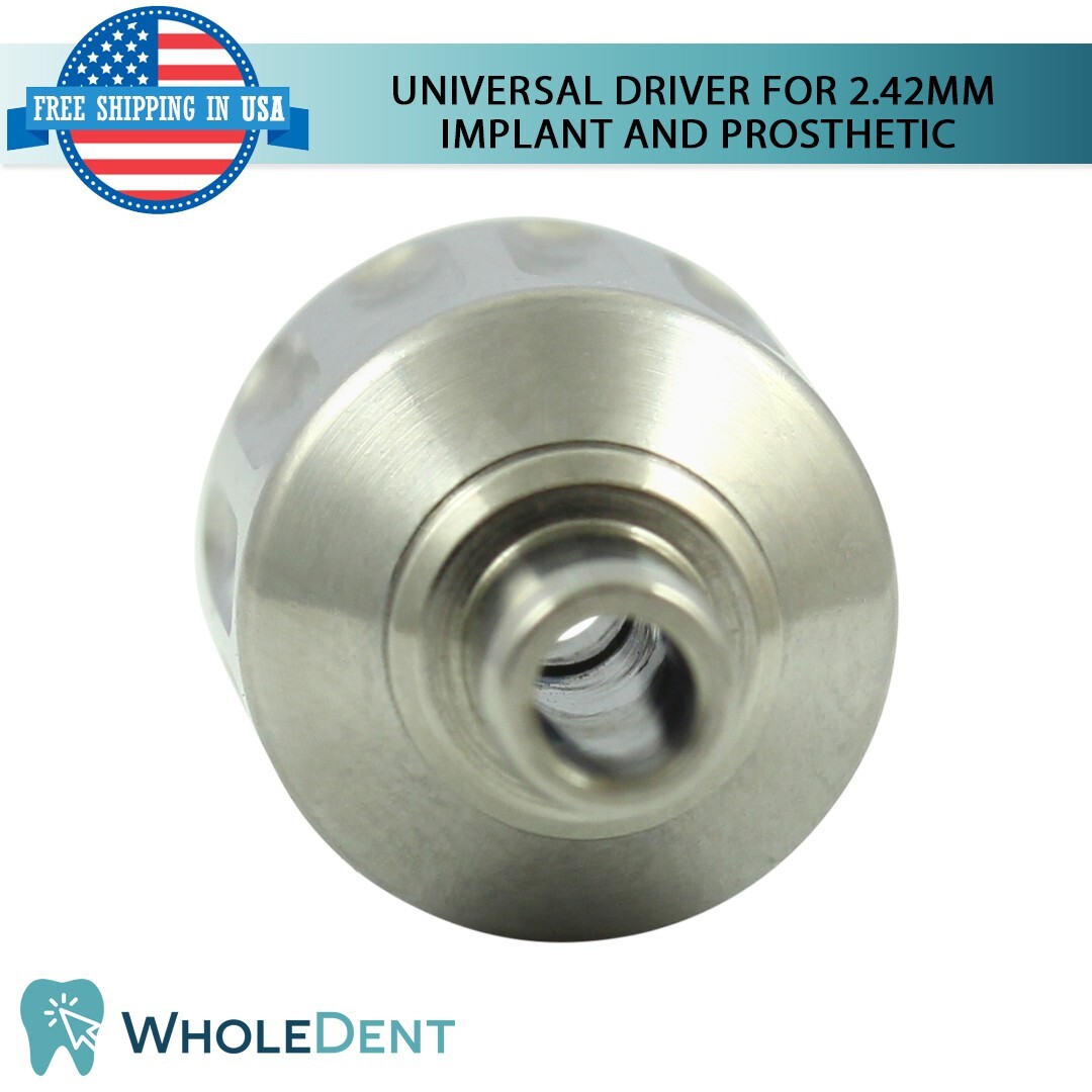 Universal Driver for 2.42mm Fixture & Prosthetics Internal Hex Connection Dental