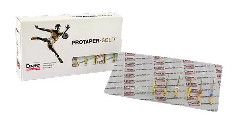 Dentsply Maillefer ProTaper Gold Rotary Files SX 19mm 120 Shaping Files (20-pks)