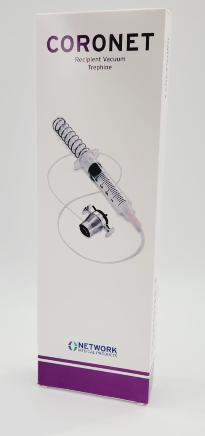 Network Medical 51-840-7.50 Recipient Vacuum Trephine 7.50mm EXP 07-2027