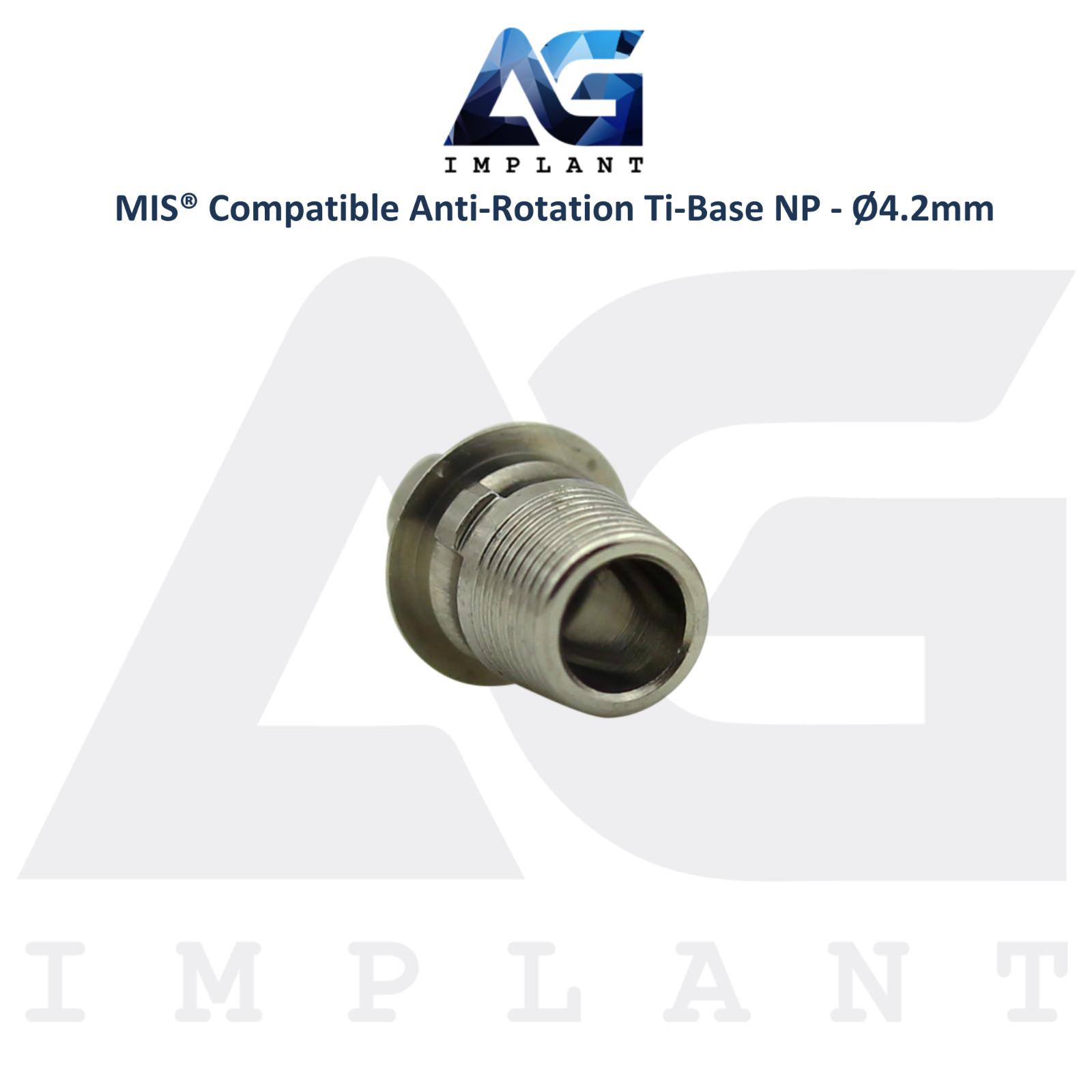 x5 Ti-Base Anti-Rotation Ø4.2mm NP Compatible with MIS® Int Hex System 2.10mm