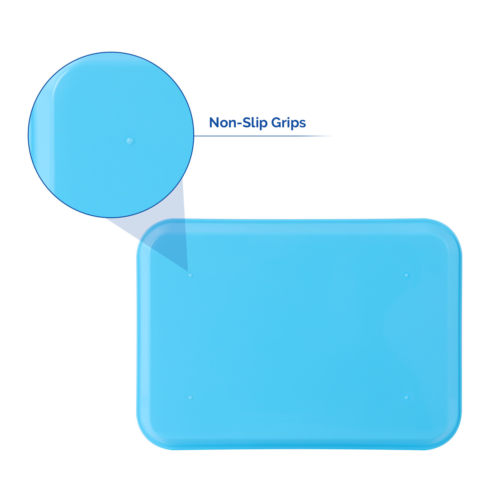 Dental Flat Tray Autoclave Instrument Trays Plastic Size B 13.25″ X 9.75″ Colada