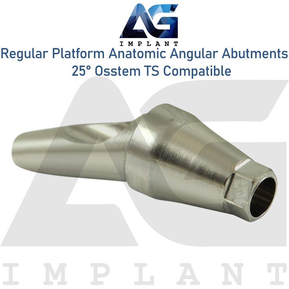 Angled Anatomic Prosthetic 25° Regular Platform 2.5mm 0sstem®TS Compatible