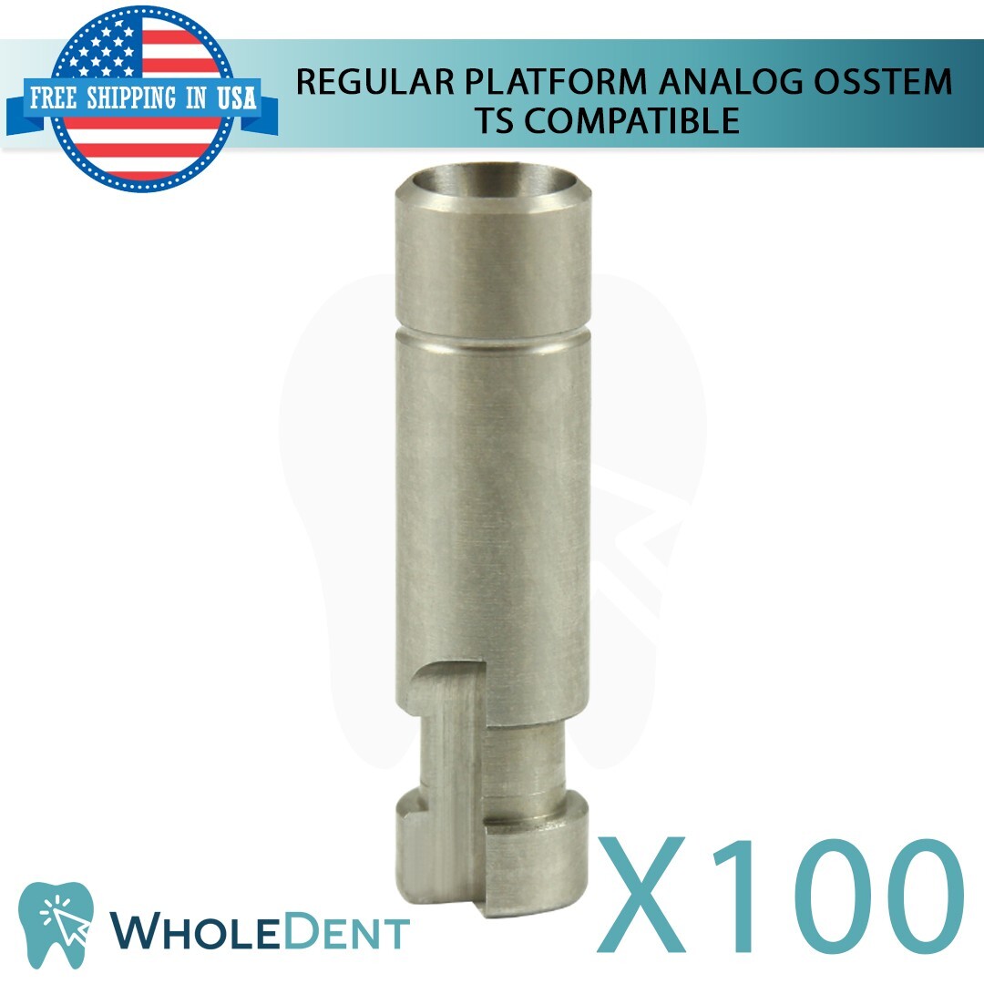 100 Regular Platform Analog Dental Lab 2.5mm Osstem® TS Hiossen® ET Compatible