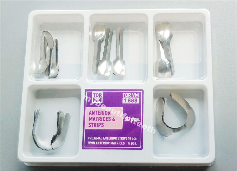 5Box Dental Proximal Anterior Strips Matrices Twin Matrix TOR VM Original 1.888
