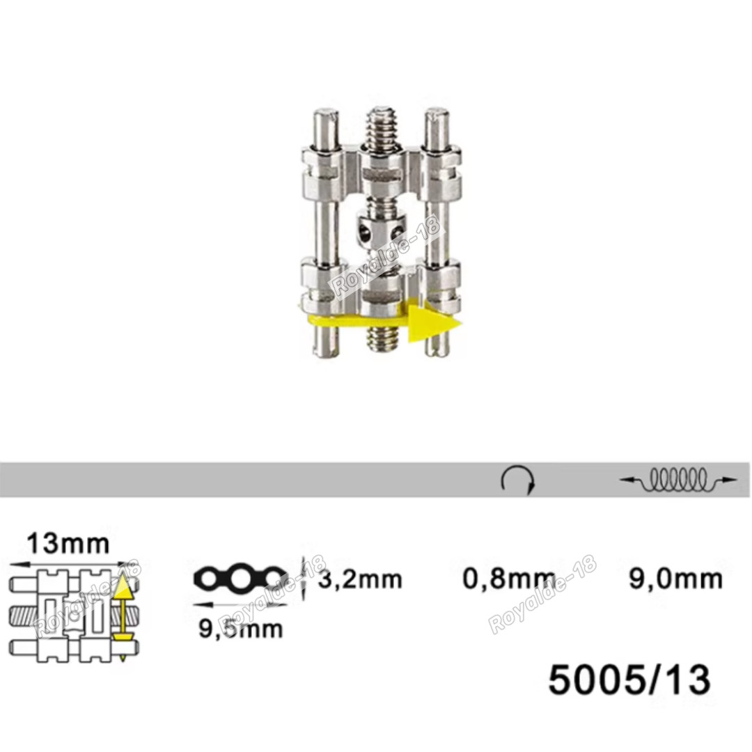 LEWA Dental Orthodontics Two-Way Expansion Screw Stainless Steel Standard/M Size